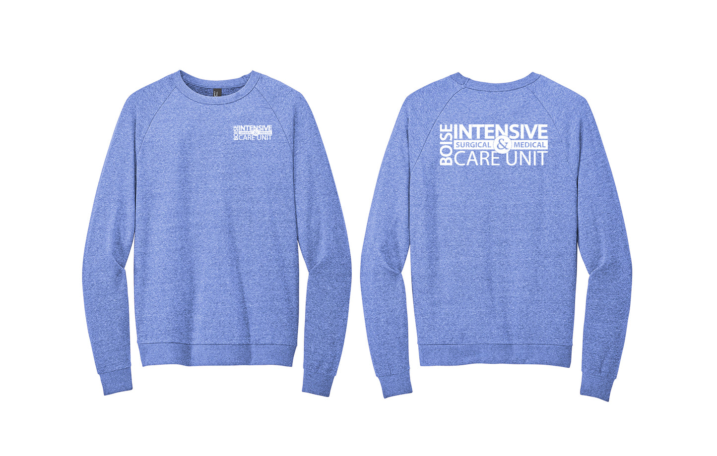 ICU INTENSIVE District Crewneck Tri-blend Sweatshirt