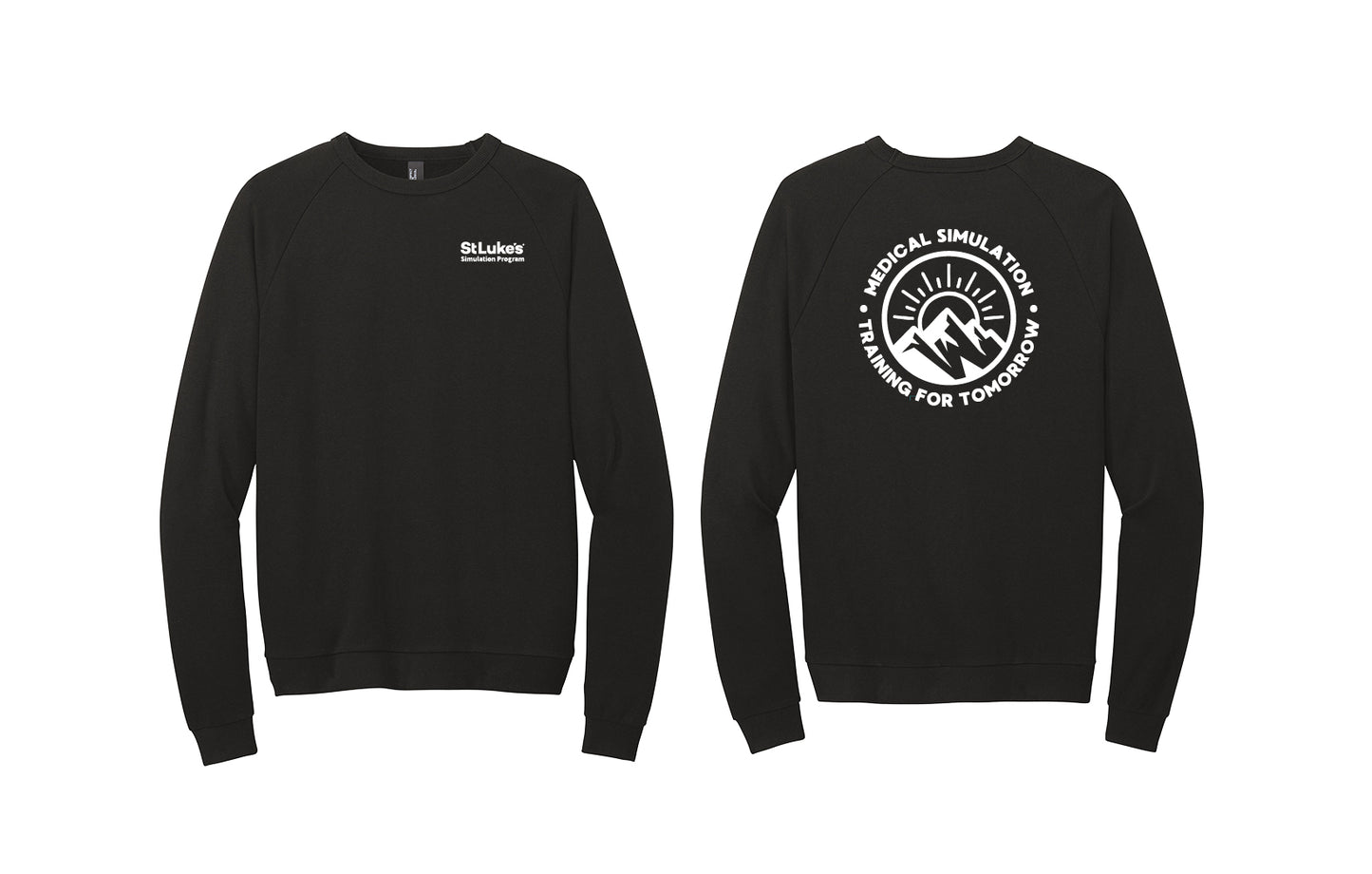 Medical Simulation District Crewneck Tri-blend Sweatshirt