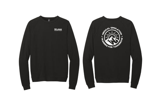 Medical Simulation District Crewneck Tri-blend Sweatshirt