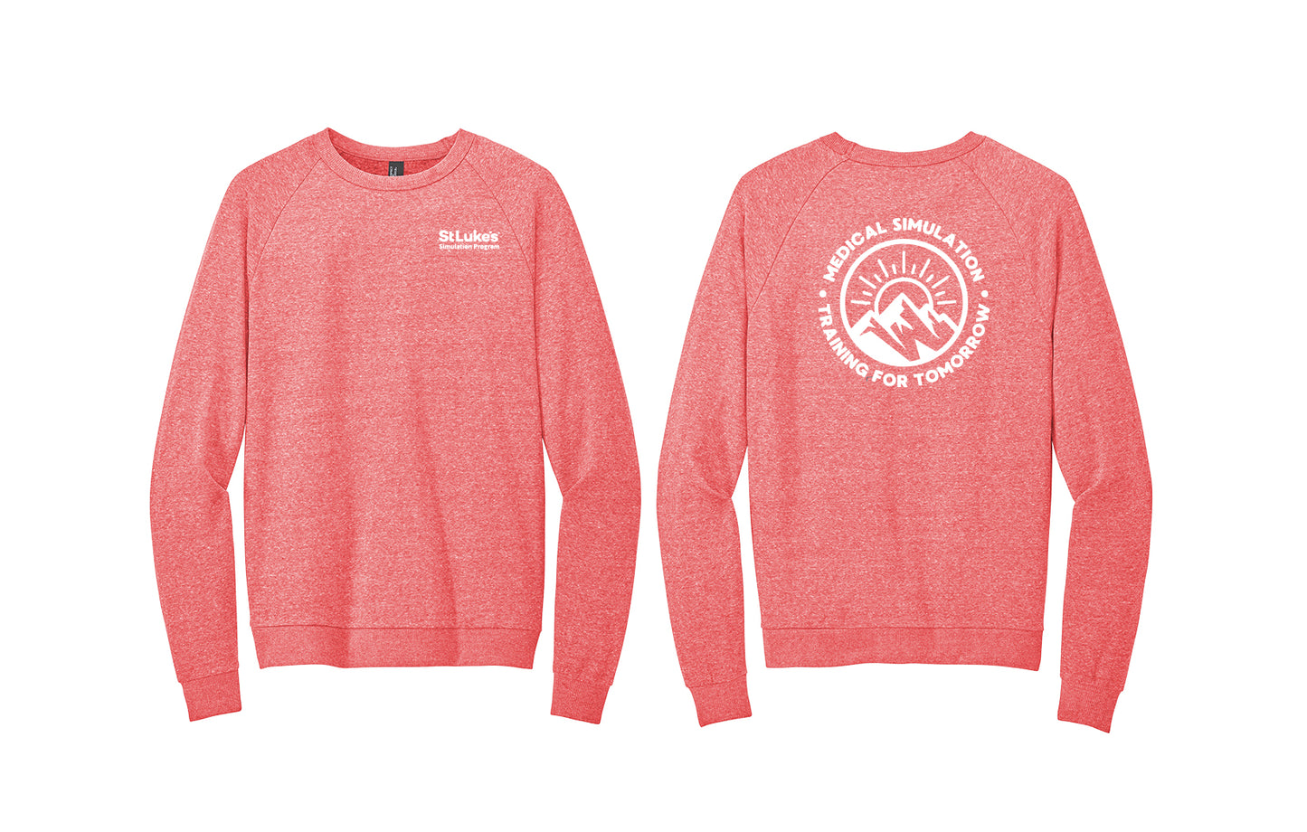 Medical Simulation District Crewneck Tri-blend Sweatshirt