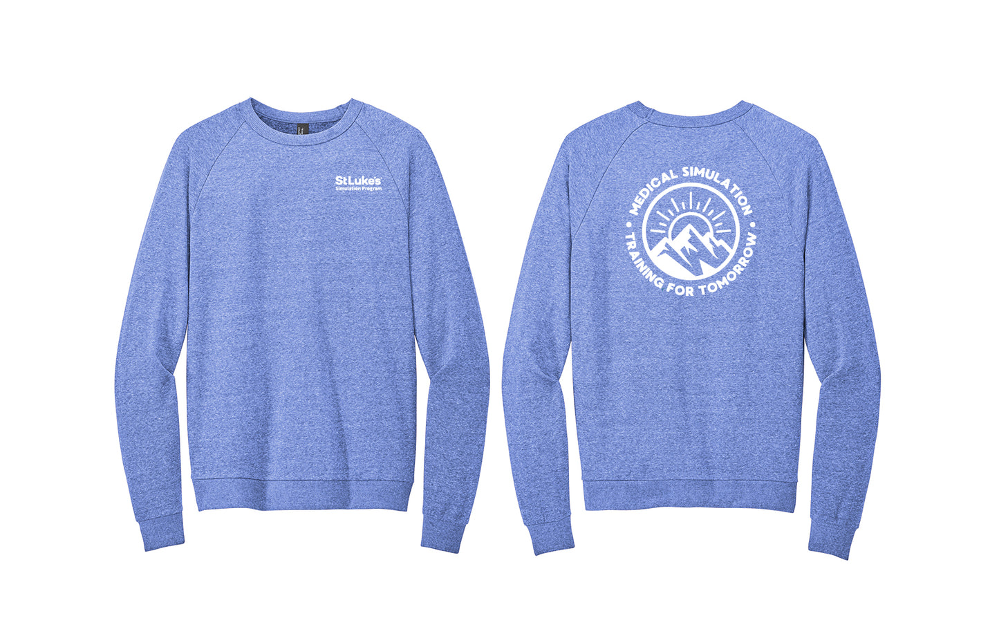 Medical Simulation District Crewneck Tri-blend Sweatshirt