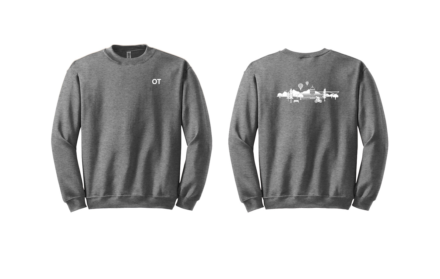 REHAB OT, PT and SLP Gildan Heavyweight Crewneck Sweatshirt