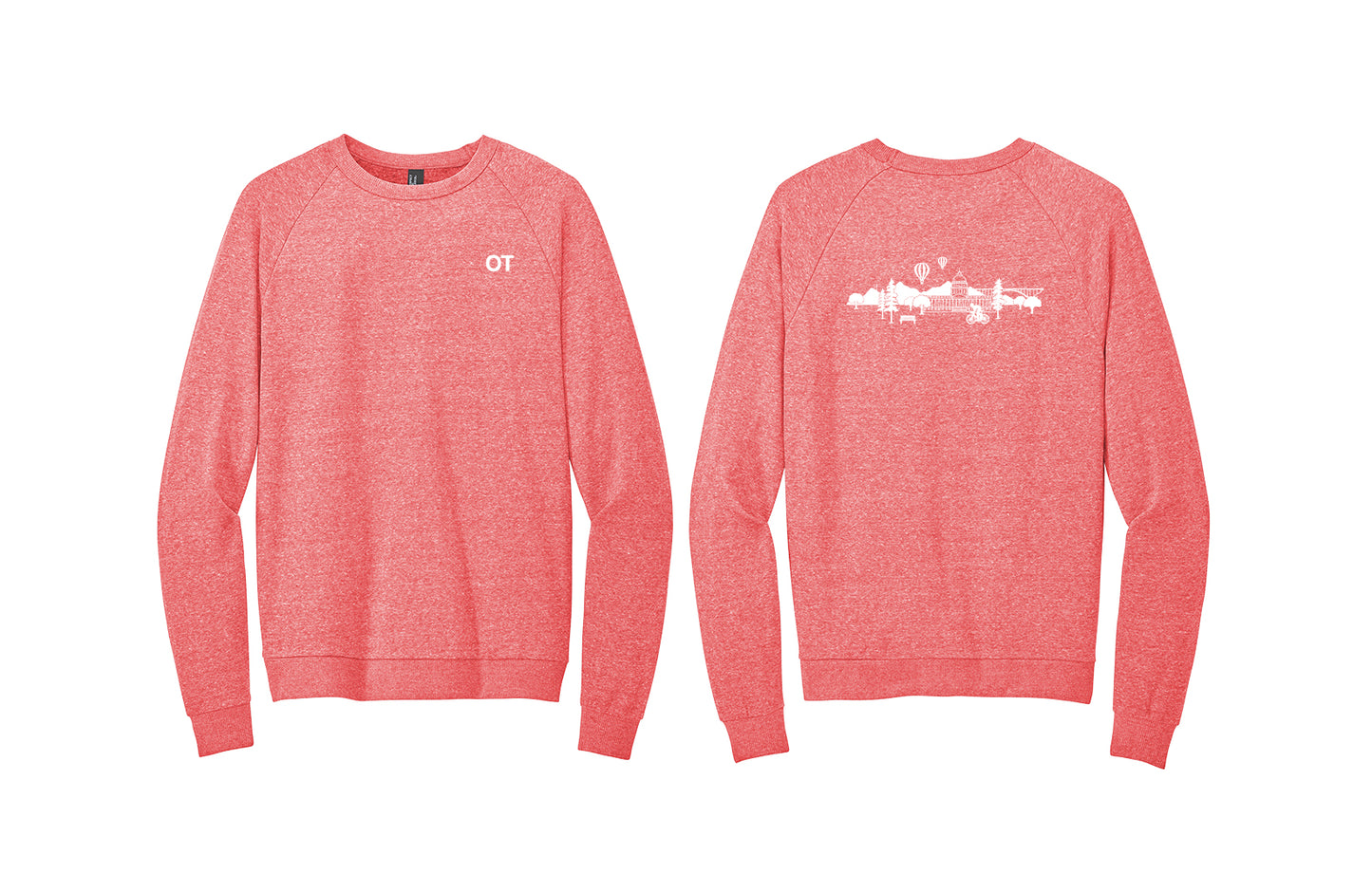 REHAB OT, PT and SLP District Crewneck Tri-blend Sweatshirt
