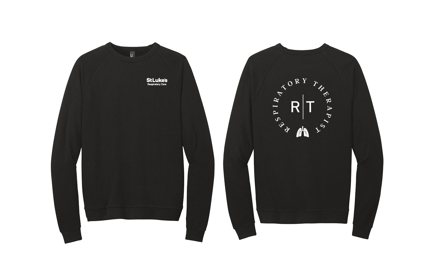RESPIRATORY CARE District Crewneck Tri-blend Sweatshirt