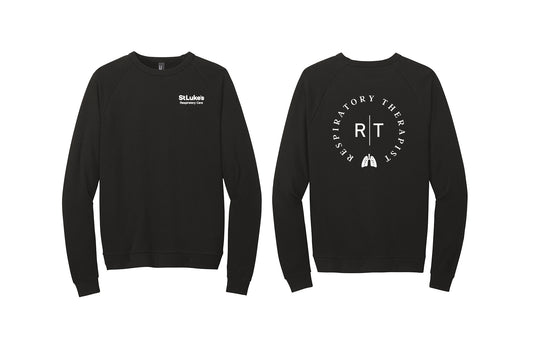 RESPIRATORY CARE District Crewneck Tri-blend Sweatshirt