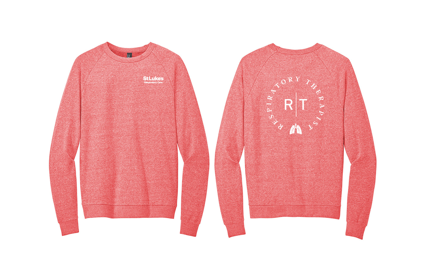 RESPIRATORY CARE District Crewneck Tri-blend Sweatshirt