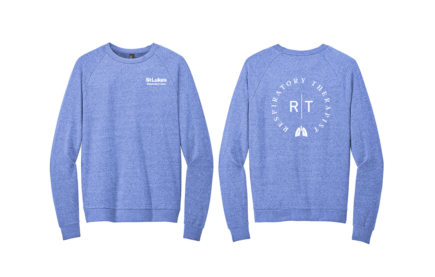 RESPIRATORY CARE District Crewneck Tri-blend Sweatshirt