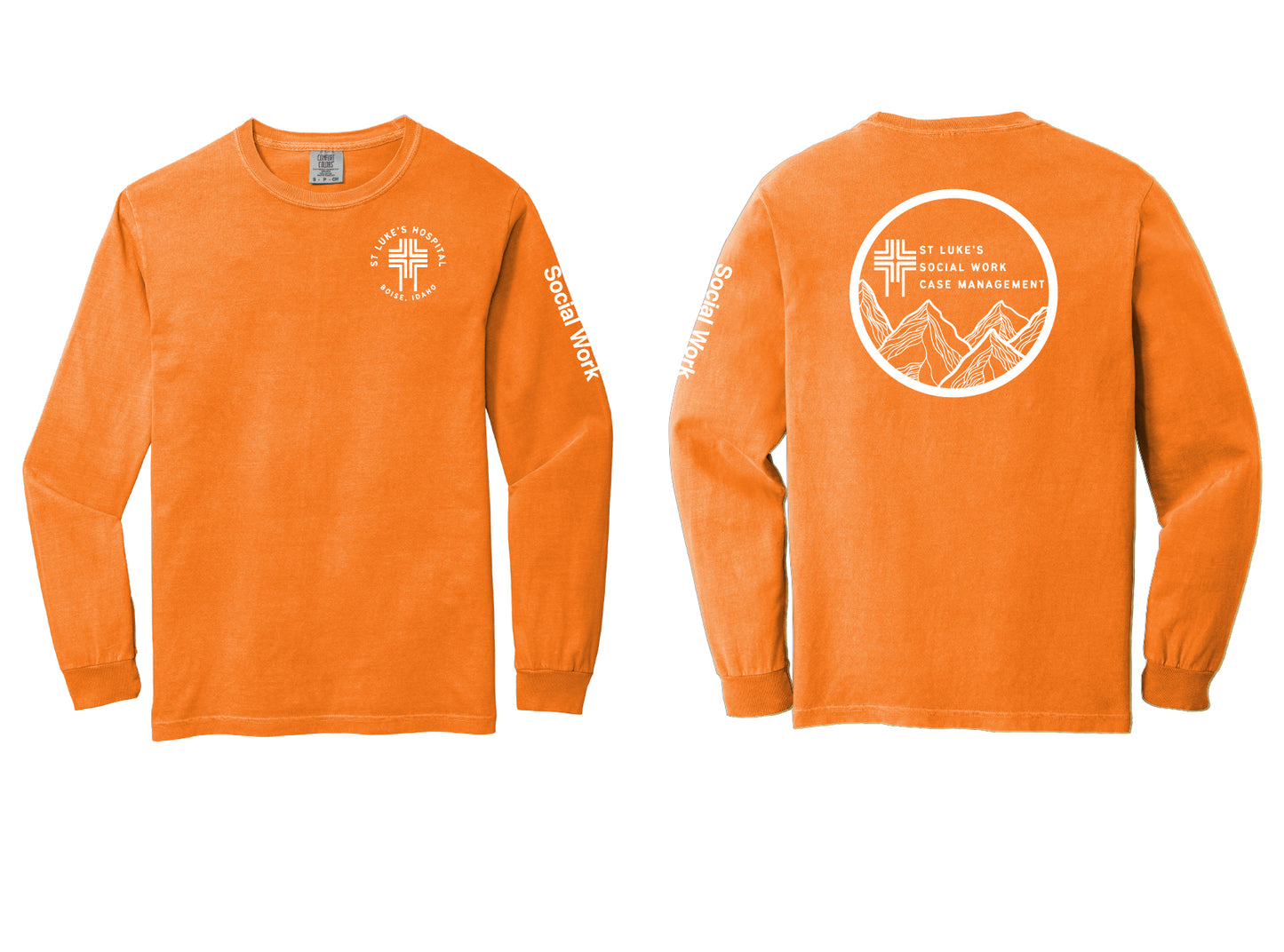 Social Work / Case Management Comfort Colors ® Heavyweight Ring Spun Long Sleeve Tee