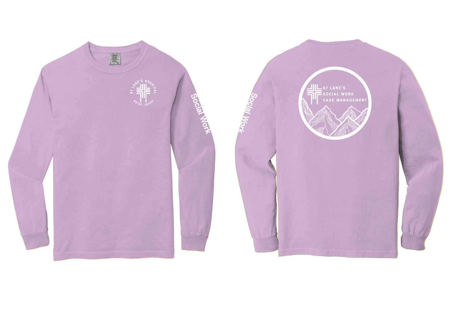 Social Work / Case Management Comfort Colors ® Heavyweight Ring Spun Long Sleeve Tee