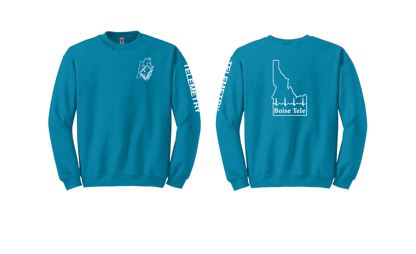 TELEMETRY Gildan Heavyweight Crewneck Sweatshirt